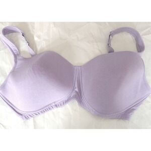 Pre OwneD Comfort Choice Wirefree T-Shirt Bra 42DDD purple 95076